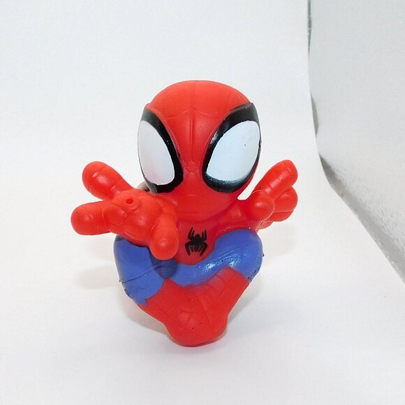 Spidey & Amazing Friends 2 Bath Toy Pool Water Squirters Spiderman Miles Morales - Picture 4 of 4